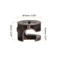 thumbnail image 2 of Cam Lock Nut for Furniture, 80pcs 15x12mm Joint Connector Locking Nuts, Copper Tone, 2 of 5