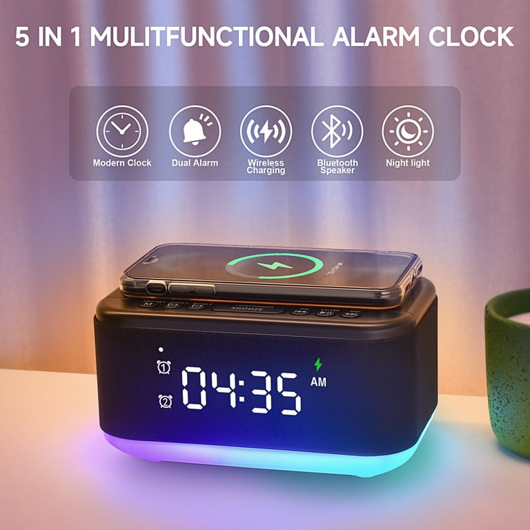 bluetooth vibrating alarm clock Coolfire Vibrating Alarm Clock, Silent Alarm Bracelet, Silent Wrist Clock, Vibration Alarm Bracelet for Deep Sleep