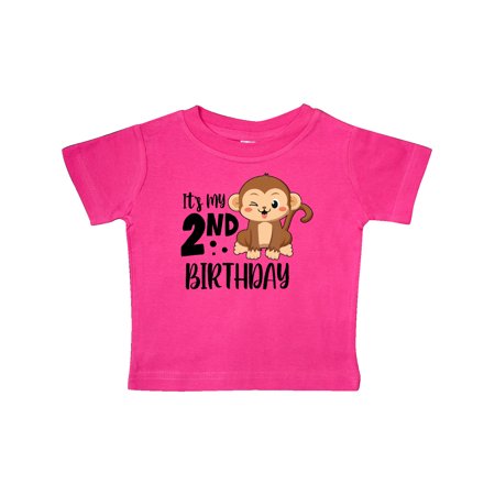 

Inktastic Monkey Its My 2nd Birthday Gift Baby Boy or Baby Girl T-Shirt