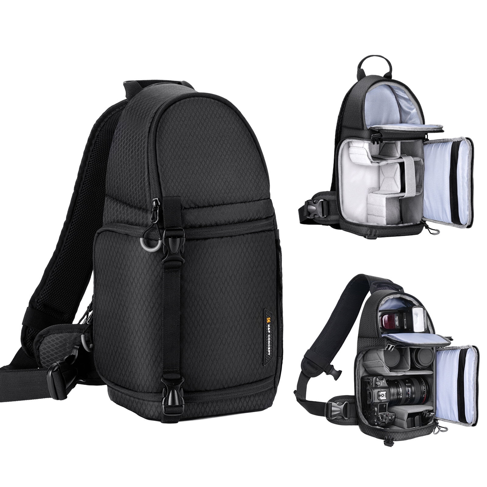 Buy CADEN DSLR Camera Sling Bag Backpack Waterproof, Camera Case Sling  Backpack with Tripod Holder, Side Access and Modular Inserts for Mirrorless  Cameras Canon Nikon Sony Pentax Online at Lowest Price Ever