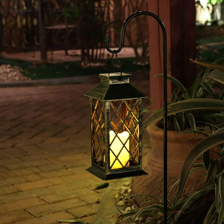 

Younar Solar Lanterns Waterproof Outdoor Flickering Solar Garden Lamp