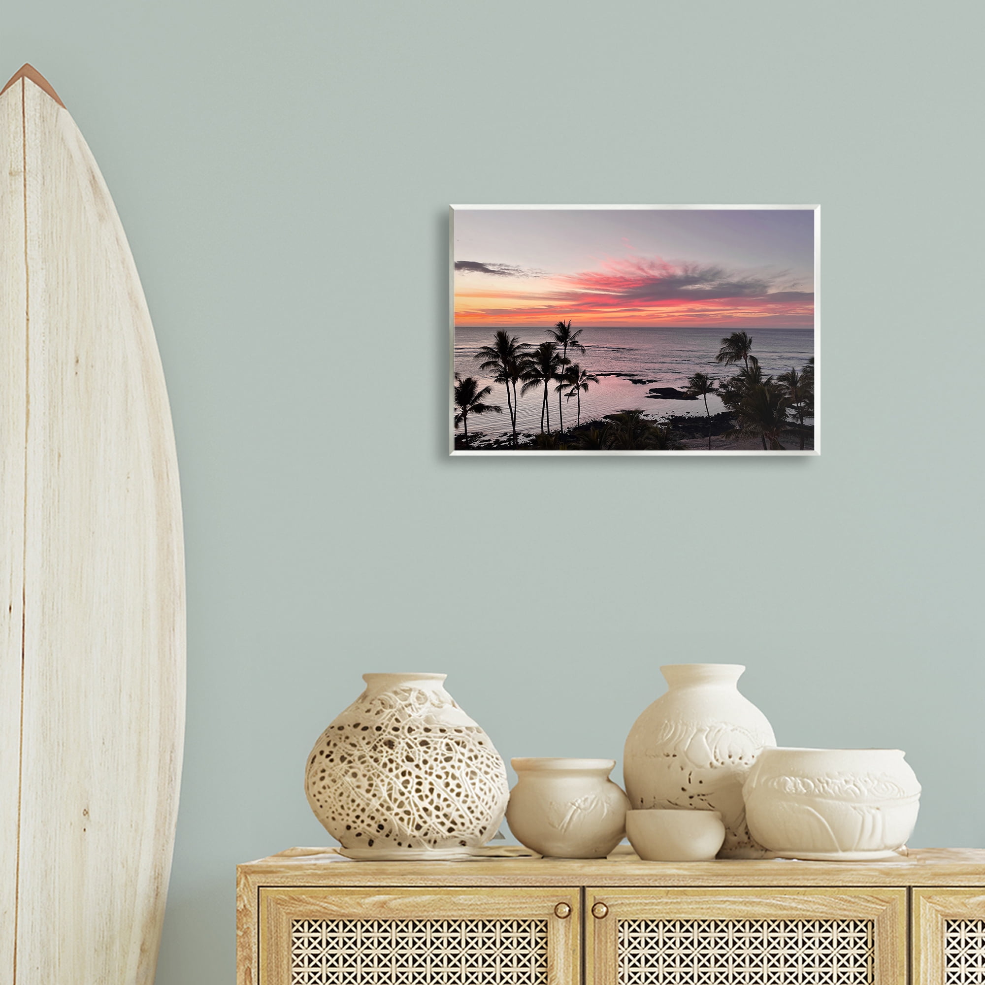 Stupell Industries Fierce Sunset View Landscape Photography Unframed Art Print Wall Art, 19 x 13