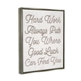 thumbnail image 3 of Stupell Hard Work Motivational Phrase Inspirational Painting Gray Floater Framed Art Print Wall Art, 3 of 9