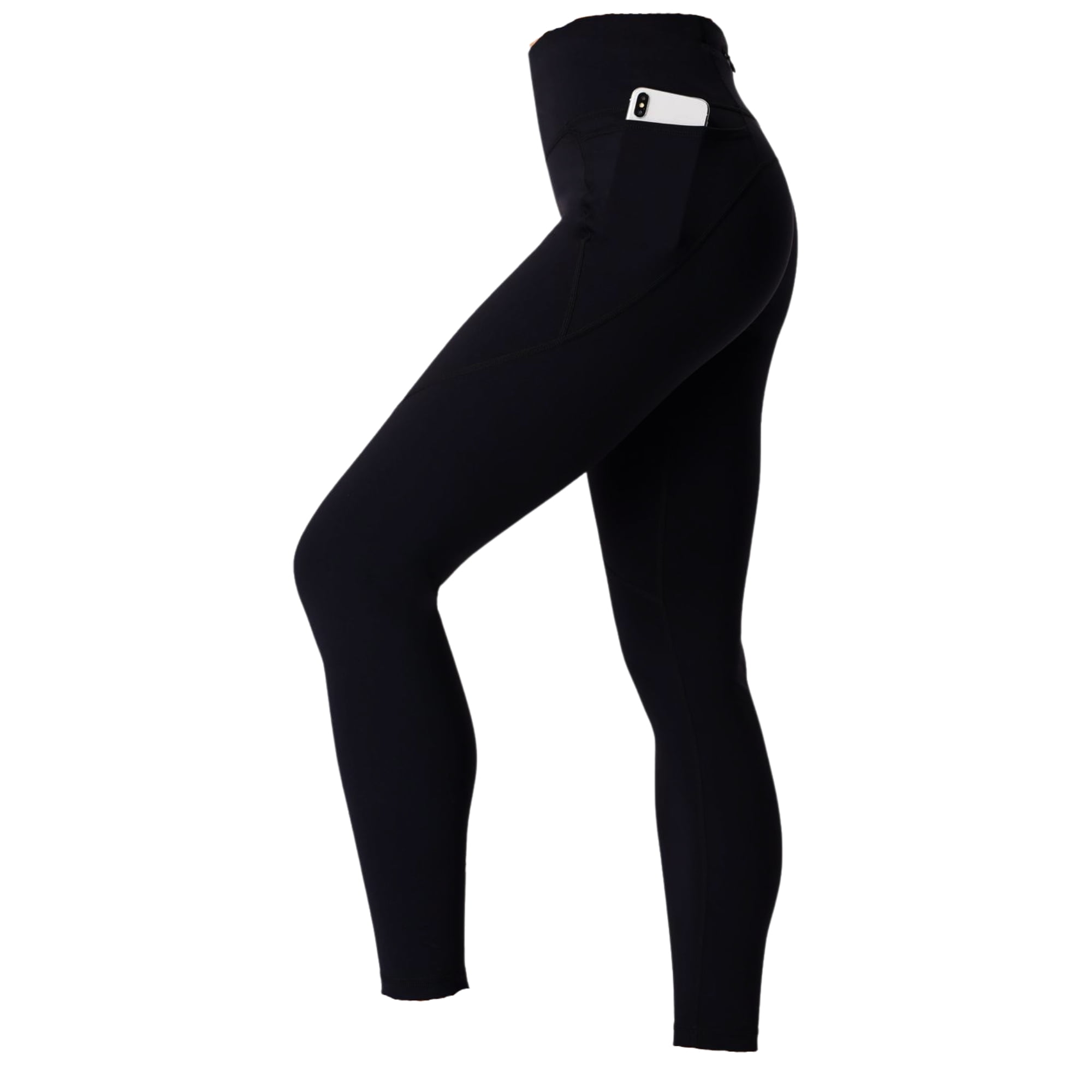 Ladies Active Leggings With Phone Pocket(XL)