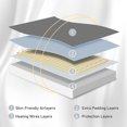 MaxKare Heated Mattress Pad Twin Size 39"x75" with 10 Heating Levels