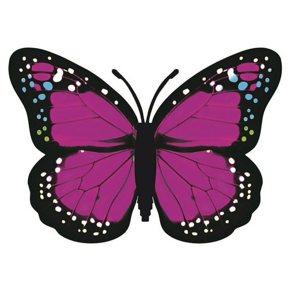 HCTSHG HCTSHG 9cm 3D Creative PVC Butterfly Decorations for Home and Party, with Magnets for Easy Display on Walls, Fridges, and Windows, for Wall Decor and Home Accents