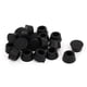 thumbnail image 1 of Cubiertas de pies de patas de mesa y silla de goma de 15 mm de diámetro interior, protector de suelo negro, 20 piezas, 1 of 3