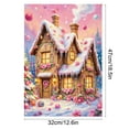 thumbnail image 3 of Meggemo Pink Christmas Garden Flag Double Sided Snowman Moose Pattern Xmas Yard Decor Winter Holiday Accessory for Outdoor Lawn Porch, 3 of 6
