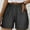 Black, variant on uublik Shorts Women with Pockets Super Soft Shorts Casual Khaki