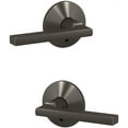 thumbnail image 2 of Schlage Fc172-Lat-Kin Custom Latitude Non-Turning Two-Sided Dummy Door Lever Set - Chrome, 2 of 7