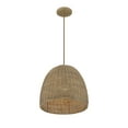 thumbnail image 5 of Trade Winds Lighting 1-Light Pendant Light In Natural Wicker, 5 of 6