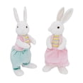 thumbnail image 4 of 2 piezas de conejitos de Pascua, juguetes de peluche, estatuas de conejo, decoración de Pascua, muñecos de peluche Estilo B, 4 of 9