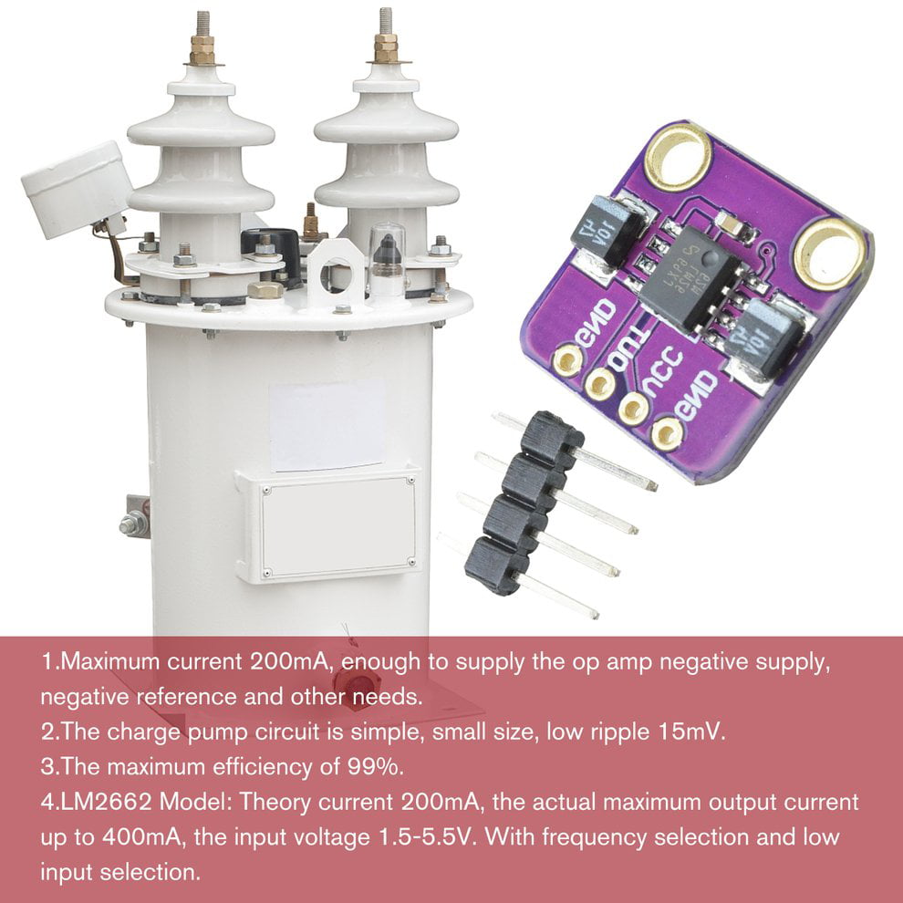 5.5V/-5.5V 200mA Module LM2662 Switched Capacitor Negative Voltage Converter 