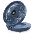 thumbnail image 1 of Household Dual-Use Kitchen Fan,3 Speed Foldable Desk Wall Mount Fan, 90 Adjustable Portable Fan for Bedroom&Kitchen,B, 1 of 5