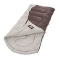 thumbnail image 4 of Coleman Montauk 20°F Big and Tall Adult Sleeping Bag, Brown, 4 of 5