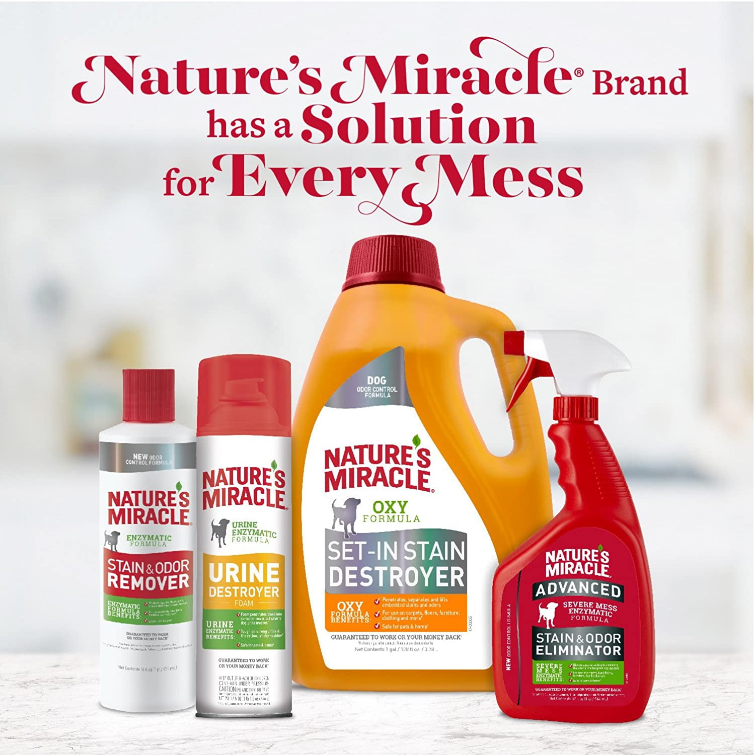 Free Shipping Nature s Miracle Urine Destroyer 128 fl oz Light Fresh Scent Tough on Strong Cat Urine and the Yellow Sticky Residue Walmart