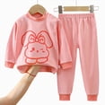 thumbnail image 4 of masbird Baby Toddler Kids Viscose from Bamboo Pajamas Set Pjs 2pcs 6-12 Months 12-24 Months 2t 3t 4t 5t 6t 7t 8t 9t Children(Pink,12-18 M), 4 of 4