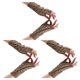 thumbnail image 2 of Guardurnaity 1 par de manoplas sin dedos, cómoda cubierta de mano, cubiertas de punto de medio dedo, accesorio de ropa artesanal de punto caqui Type1, 2 of 6
