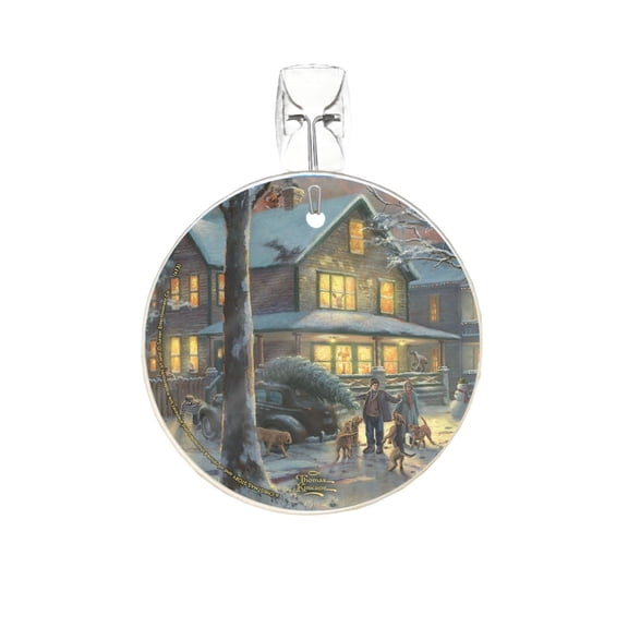 A Christmas Story (Thomas Kinkade Studios) StarFire Prints™ Glass Art SPCIR394