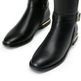 thumbnail image 5 of BURUDANI Women's Winter Zipper Inside Buckle Detail Knee High Boots, 5 of 5