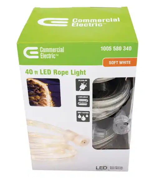 Commercial Electric 40ft LED Rope Light