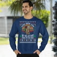 thumbnail image 3 of Ugly Christmas Sweater, Xmas Holiday Mens Womens, Funny Santa Sweatshirt, Funny Hiking Sloth Ugly Christmas Sweatshirt Womens Mens, 3 of 5