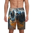 thumbnail image 1 of Fotbe Realistic Cute Sea Turtle Pantalones Cortos de Pijama para Hombre, Ropa de Dormir, Pantalones de Pijama Cortos para Hombre-XX-Large, 1 of 6