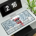 thumbnail image 3 of Playful Miniature Pinscher Welcomes Winter Snowy Day with Cardinal Bird Desk Mat Full Keyboard Mouse Pad Mini Pin Dog Lover Large Mousepad - 2017, 3 of 5