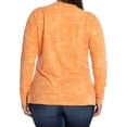 thumbnail image 2 of Women's Orange Oklahoma State Cowboys Brandy Tie Dye Tri-Blend Long Sleeve Top, 2 of 2