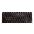 thumbnail image 2 of Teclado del ordenador portátil perfke de repuesto negro, 2 of 7