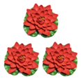 thumbnail image 4 of Destyer EVA Artificial Lotus Replacement Vivid Simulation Outdoor Garden Landscaping Photography Fake Water Flower Red 3Set, 4 of 6