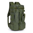 thumbnail image 1 of Fishing Backpack, Rod Holder Tackle, Multi Compartment, Waterproof for Hiking, Kayaking, Green, 1 of 5