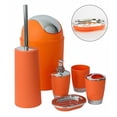 thumbnail image 2 of Injueey Juego de baño de 6 piezas, contenedor de accesorios, dispensador de jabonera, vaso, soporte para cepillo de Juegos de accesorios de baño Numero 3, 2 of 6