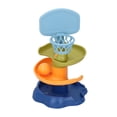 thumbnail image 2 of Torre de baloncesto deslizante de escritorio, juguete giratorio para niños pequeños, 3 capas, 2 of 14