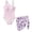Purple Butterfly, variant on Xoenoiee Purple Rabbit Bunny Egg Polka Dot Pattern Girls One Piece Hawaiian Swimsuit with Cover Up Skirt, Easter Lightweight Swimwear Beachwear Soft Bathing Suit for Kids, Size 7-8 Years