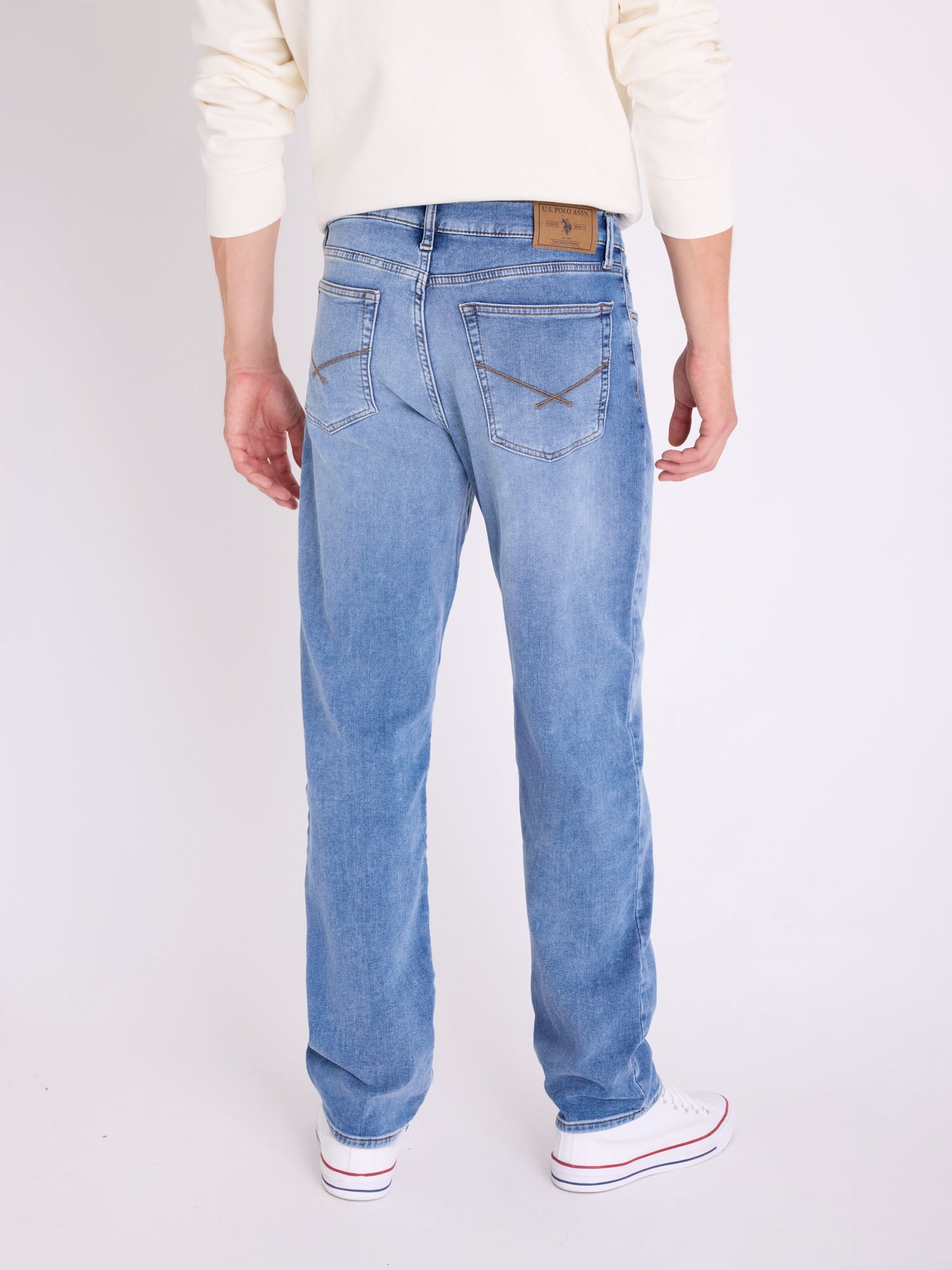 U.S. Polo Assn. Men's Relaxed Fit Knit Denim Jean