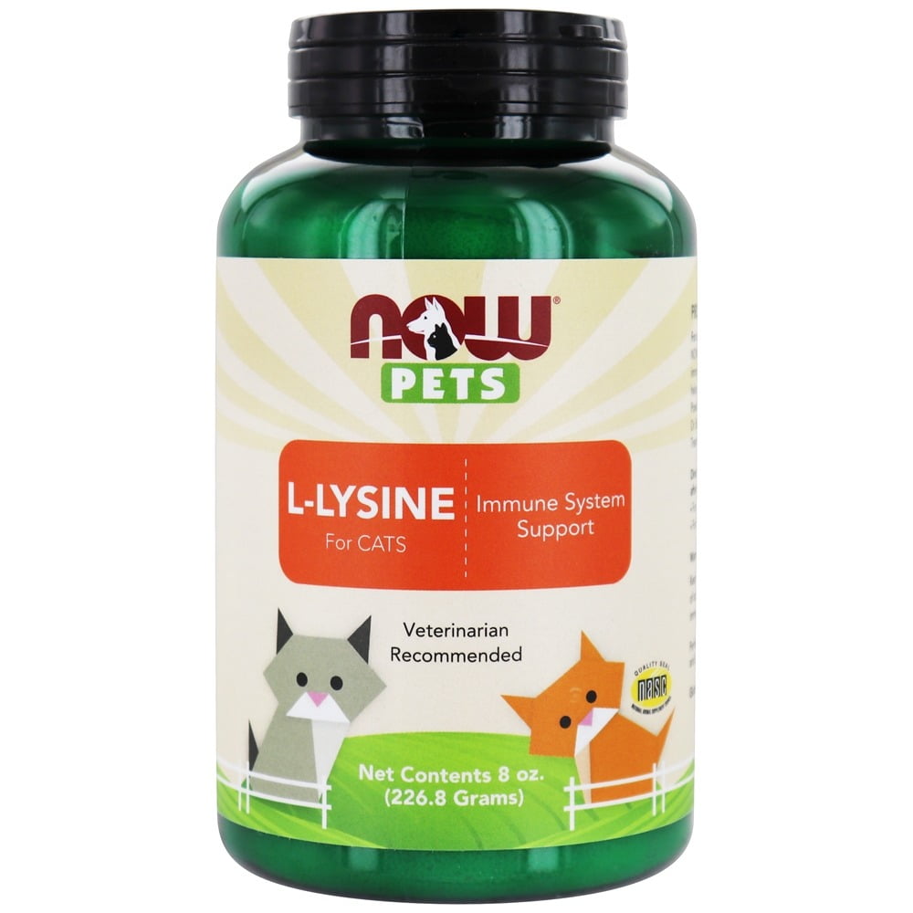 Now Pets L-Lysine for cats 8 oz. Powder - Walmart.com - Walmart.com