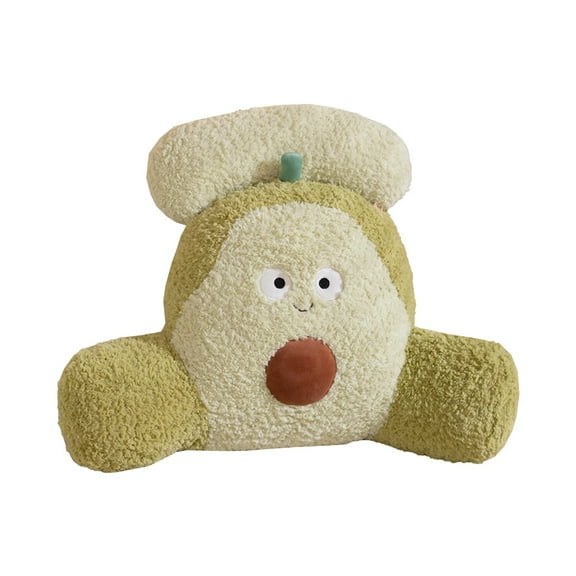 Specollect Clearance 2Pcs Sofa Throw Pillows Cute Fruits Reading Pillow Plush Reading Pillow Back Rest Pillow with Arms TV Relax Sitting Pillow for Reading,Relaxing,Watching TV,Gaming