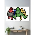 thumbnail image 2 of Music Pop Art Poster Wall Art, Modern Wall Decor For Living Room Bedroom, 24x36 UNFRAMED, 2 of 3