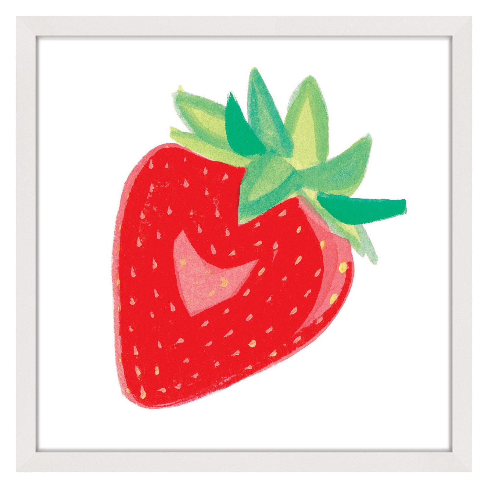 Marmont Hill "Strawberry" by Molly Rosner Framed Painting Print