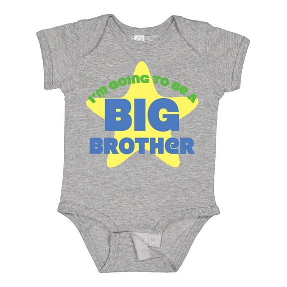 Inktastic I'm Going to Be a Big Brother Boys Baby Bodysuit