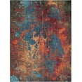 thumbnail image 3 of Nourison Celestial Abstract Atlantic 10' x 14' Area Rug, (10x14), 3 of 9