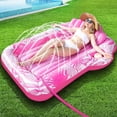 thumbnail image 1 of Tumbona inflable para bronceado con forma de flotador Turnmeon, 72 x 47 cm, con rociador, 1 of 6