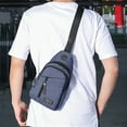 thumbnail image 6 of VANLOFE Crossbody Bag Chest Bag Shoulder Backpack With Headphone Hole for Men and Women, 6 of 6
