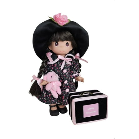 Precious Moments 12” Sweet Little Traveler -Brunette