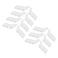 thumbnail image 2 of Little Toe Separator Overlapping Toe Separator 7 Pairs 3 Hole Little Toe Separator SEBS Hallux Valgus Toe Corrector Separation Tool, 2 of 8