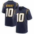 thumbnail image 1 of Camiseta de fútbol americano alternativa azul marino Justin Herbert #10 de para hombre - XL, 1 of 2