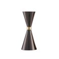 thumbnail image 1 of Dispositivo de medición de vino de acero inoxidable, vaso medidor de 100 ml con forma de cono y anillo dorado, con escala, 1 of 4