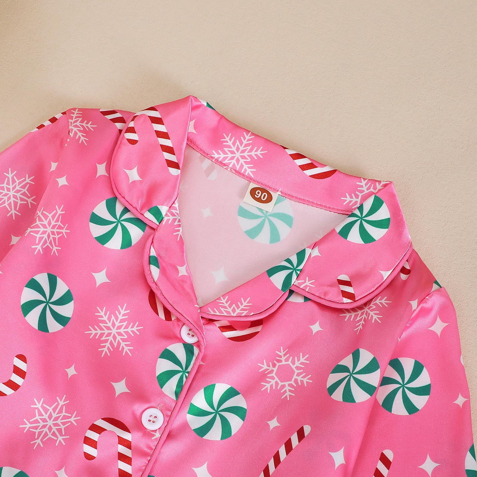newwalpole Toddler Satin Merry Christmas Outfit For Kids Long Sleeve Feather Trim Pant Set Little Girl Fall Winter Clothes Hot Pink for Size 5-6 Years