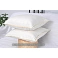 thumbnail image 3 of 16×16 Cream White Decorative Fringe Organic Cotton Throw Pillow Covers Boho Farmhouse Cushion Cover with Tassels Linen Like Textured Accent Pillowcases for Bed Couch Chair Sofa Living Room Set of 2, 3 of 13